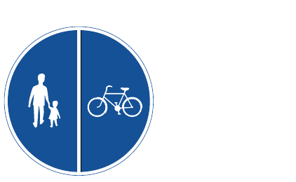 D7 Påbjudna gång- och cykelbanor