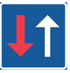 B7 Mötande trafik har väjningsplikt