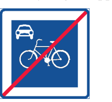E34 Cykelgata upphör