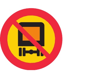 C9 Förbud mot trafik med fordon lastat med farligt gods