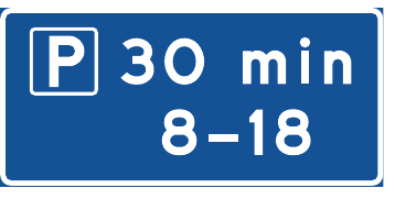 E30 Särskilda bestämmelser för parkering