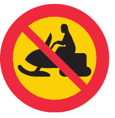 C13 Förbud mot trafik med terräng- motorfordon och terrängsläp