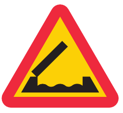 A6 Varning för bro